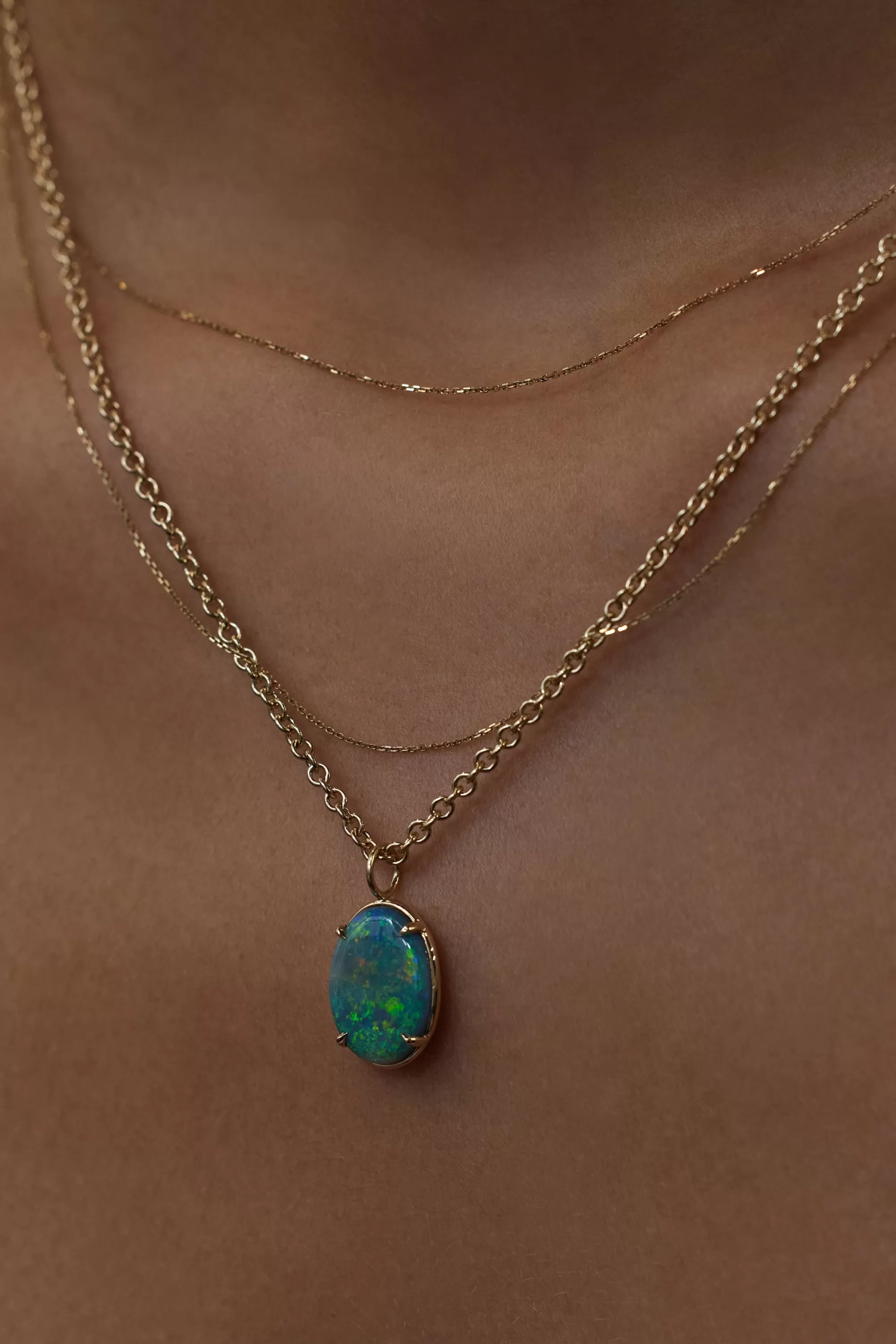 Clearance Borealis Opal Pendant No. 31 Necklaces